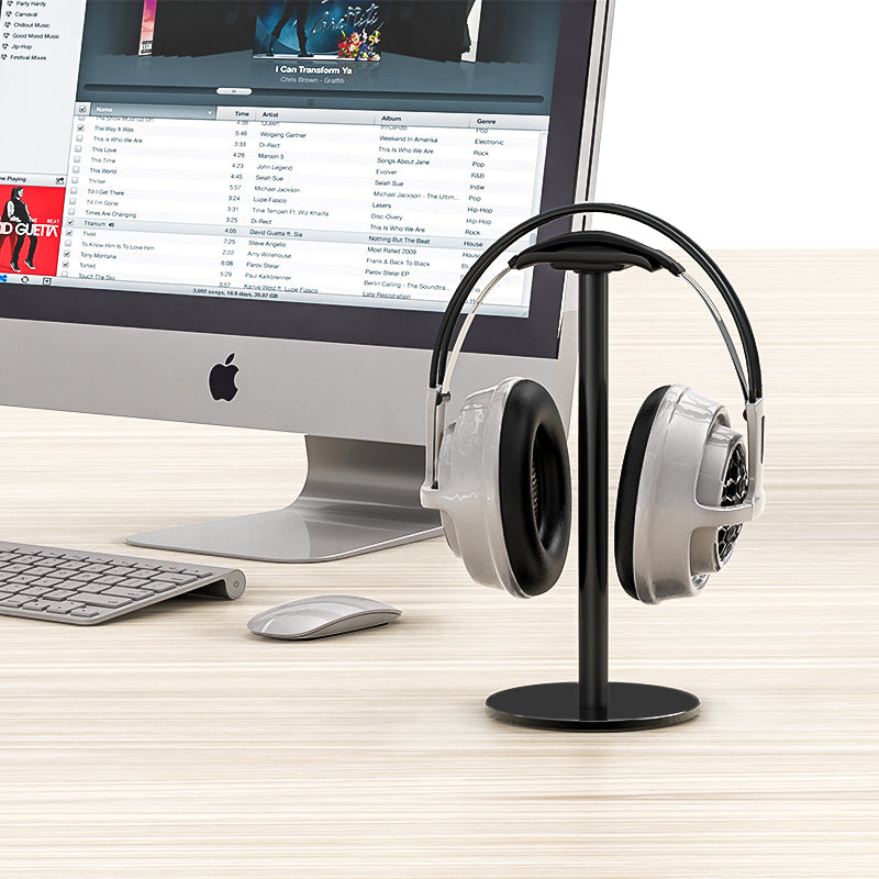 Universal Headphone Stand Headset Holder New Bee Hanger Desk Mount Display Rack