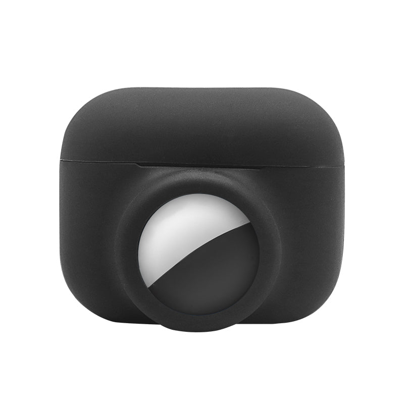 2-in-1 Silicone Protective Cover Case for Apple AirPods Pro AirTag