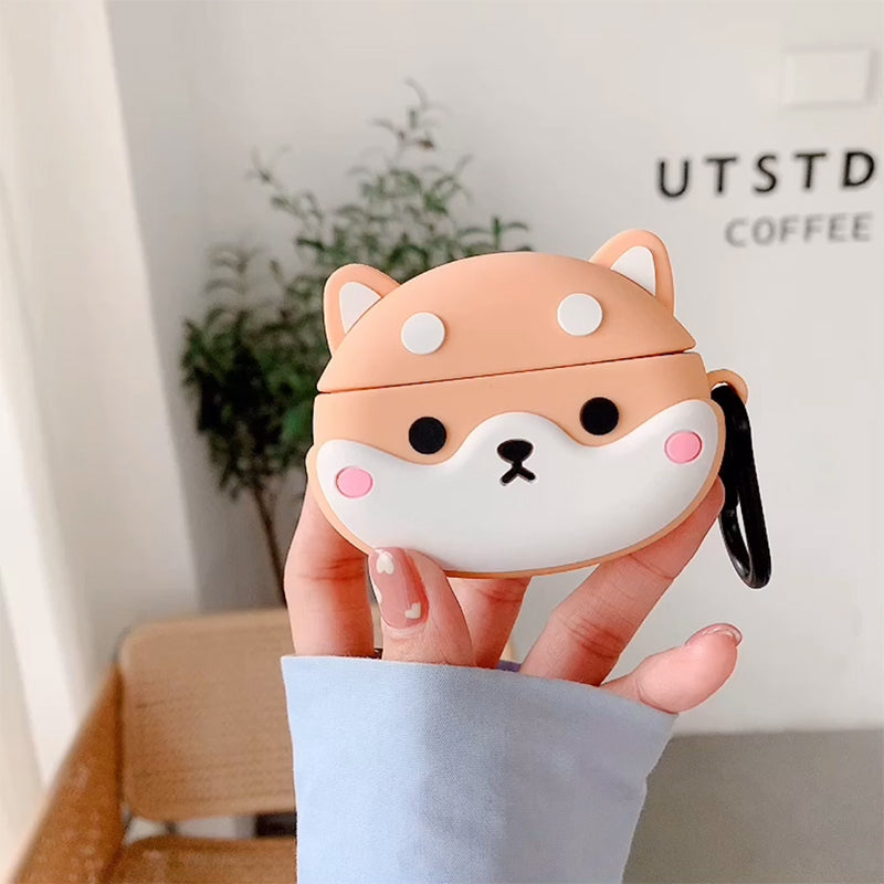 Cute Cartoon Design Soft Silicone Bluetooth Earphone Protective Case Cover for Beats Studio Buds