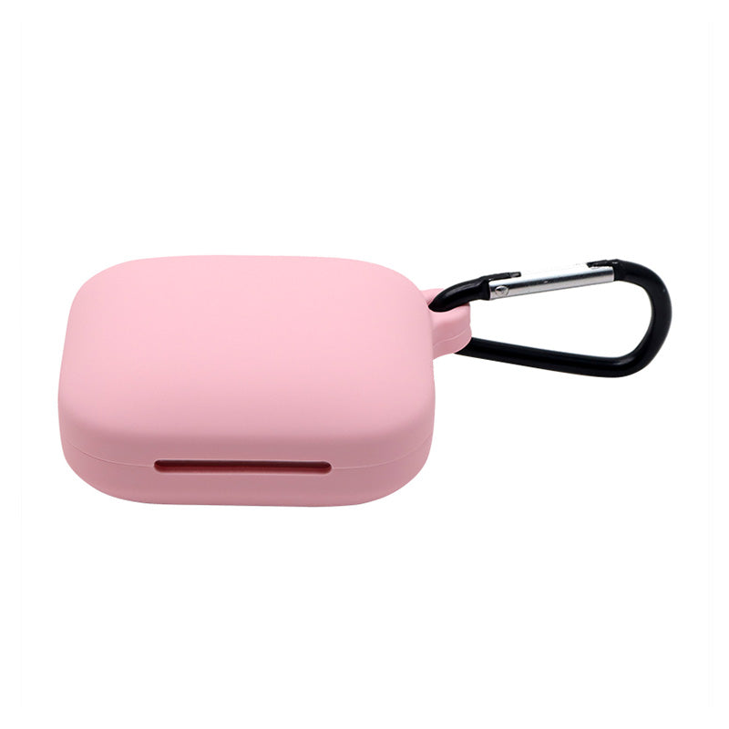 Bluetooth Earphone Soft Silicone Cover Protective Case with Hanging Buckle for OnePlus Buds Pro