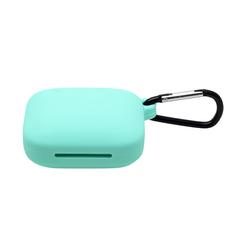 Bluetooth Earphone Soft Silicone Cover Protective Case with Hanging Buckle for OnePlus Buds Pro