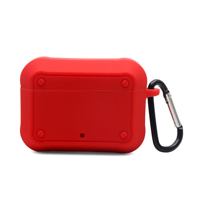 Portable Silicone Wireless Bluetooth Earphone Carrying Case Storage Bag with Anti-lost Buckle for Beats Studio Buds