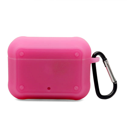 Portable Silicone Wireless Bluetooth Earphone Carrying Case Storage Bag with Anti-lost Buckle for Beats Studio Buds