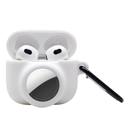 2 in 1 Soft Silicone Case Anti-scratch Protective Cover for AirPods 3/AirTag