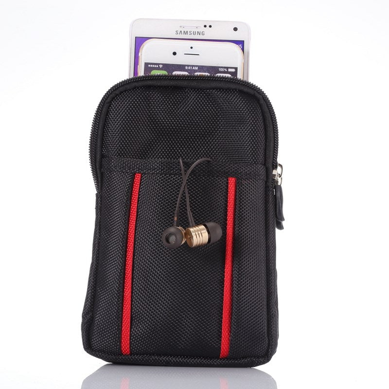 6.3 inch Mobile Phone Bag Sports Climbing Waist Hanging Pouch for iPhone 12 Pro Max/Samsung M21s/ Huawei nova 8 SE etc, Size: 17.5 x 11 x 2cm