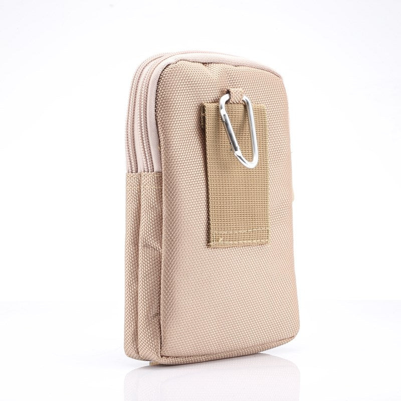 6.3 inch Mobile Phone Bag Sports Climbing Waist Hanging Pouch for iPhone 12 Pro Max/Samsung M21s/ Huawei nova 8 SE etc, Size: 17.5 x 11 x 2cm