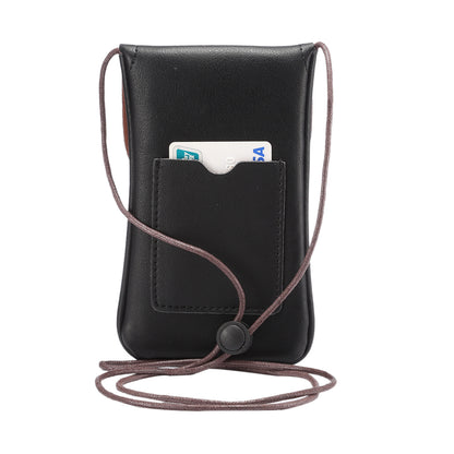 PU Leather Pouch Bag with Strap for iPhone 8 Plus / X / 8 / 6s Plus / Samsung Galaxy Note5, Size: 16.5 x 9.5cm