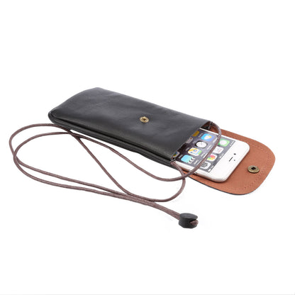 PU Leather Pouch Bag with Strap for iPhone 8 Plus / X / 8 / 6s Plus / Samsung Galaxy Note5, Size: 16.5 x 9.5cm