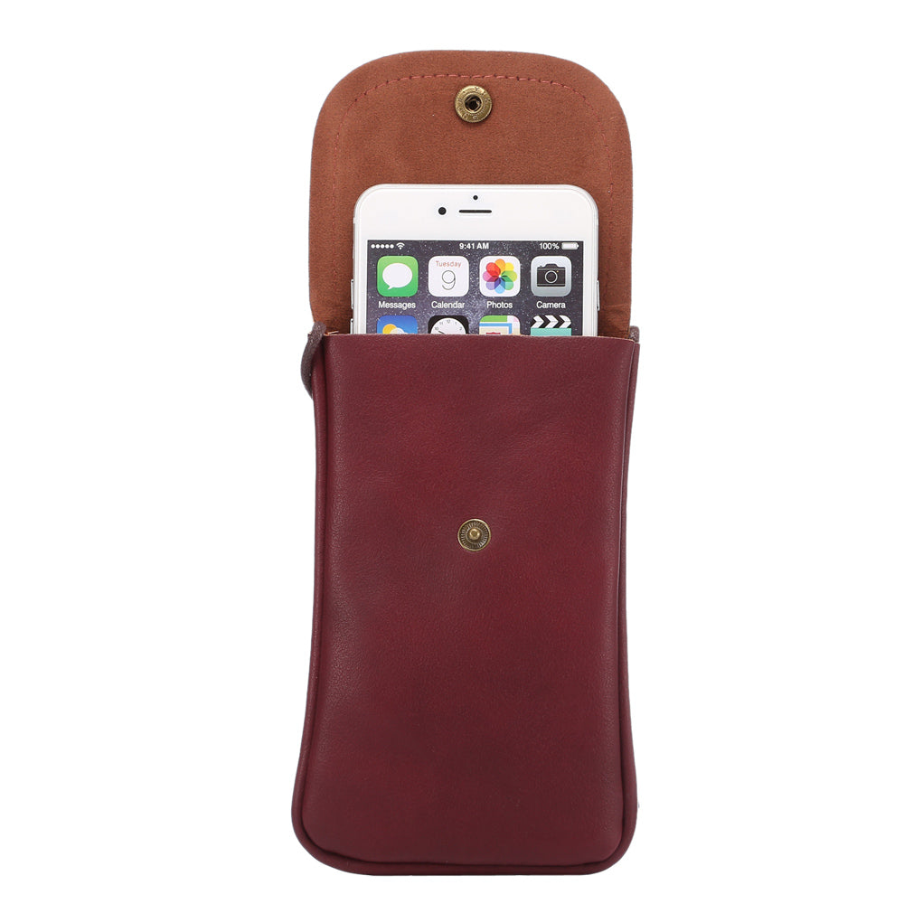 PU Leather Pouch Bag with Strap for iPhone 8 Plus / X / 8 / 6s Plus / Samsung Galaxy Note5, Size: 16.5 x 9.5cm