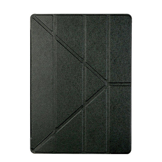 Origami Stand Smart Leather Case for iPad Pro 12.9 inch Four-Fold Silk Texture