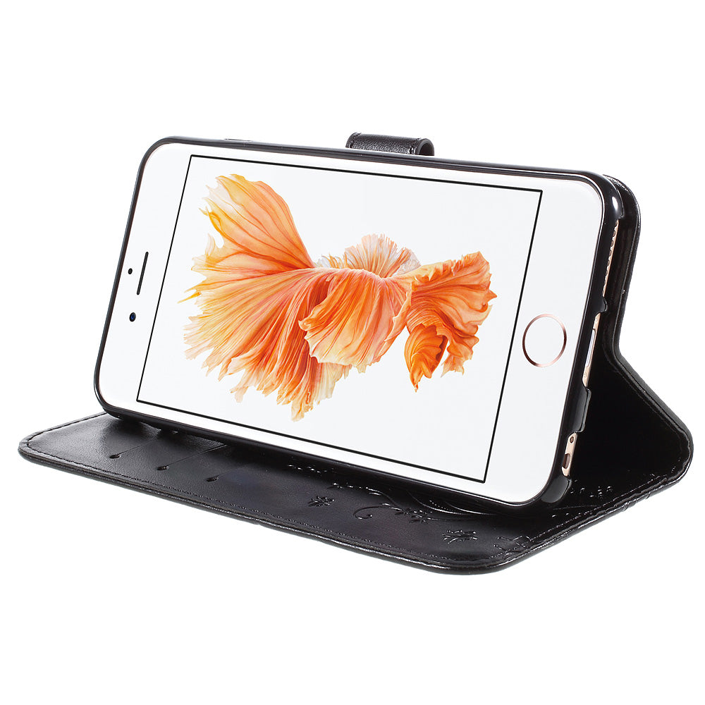 Butterfly Leather Wallet Stand Case for iPhone 6s Plus 6 Plus