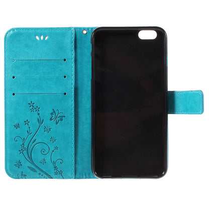 Butterfly Leather Wallet Stand Case for iPhone 6s Plus 6 Plus