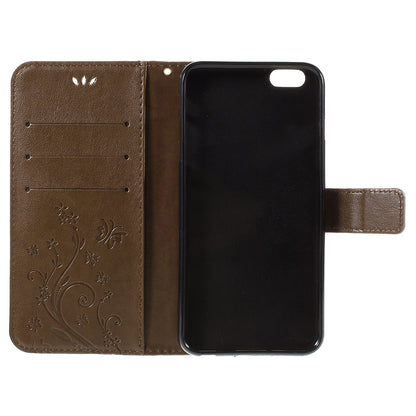 Butterfly Leather Wallet Stand Case for iPhone 6s Plus 6 Plus