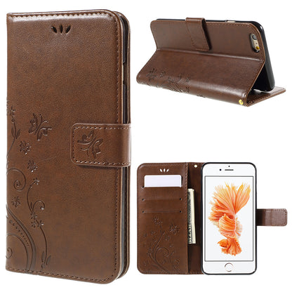 Butterfly Leather Wallet Stand Case for iPhone 6s Plus 6 Plus