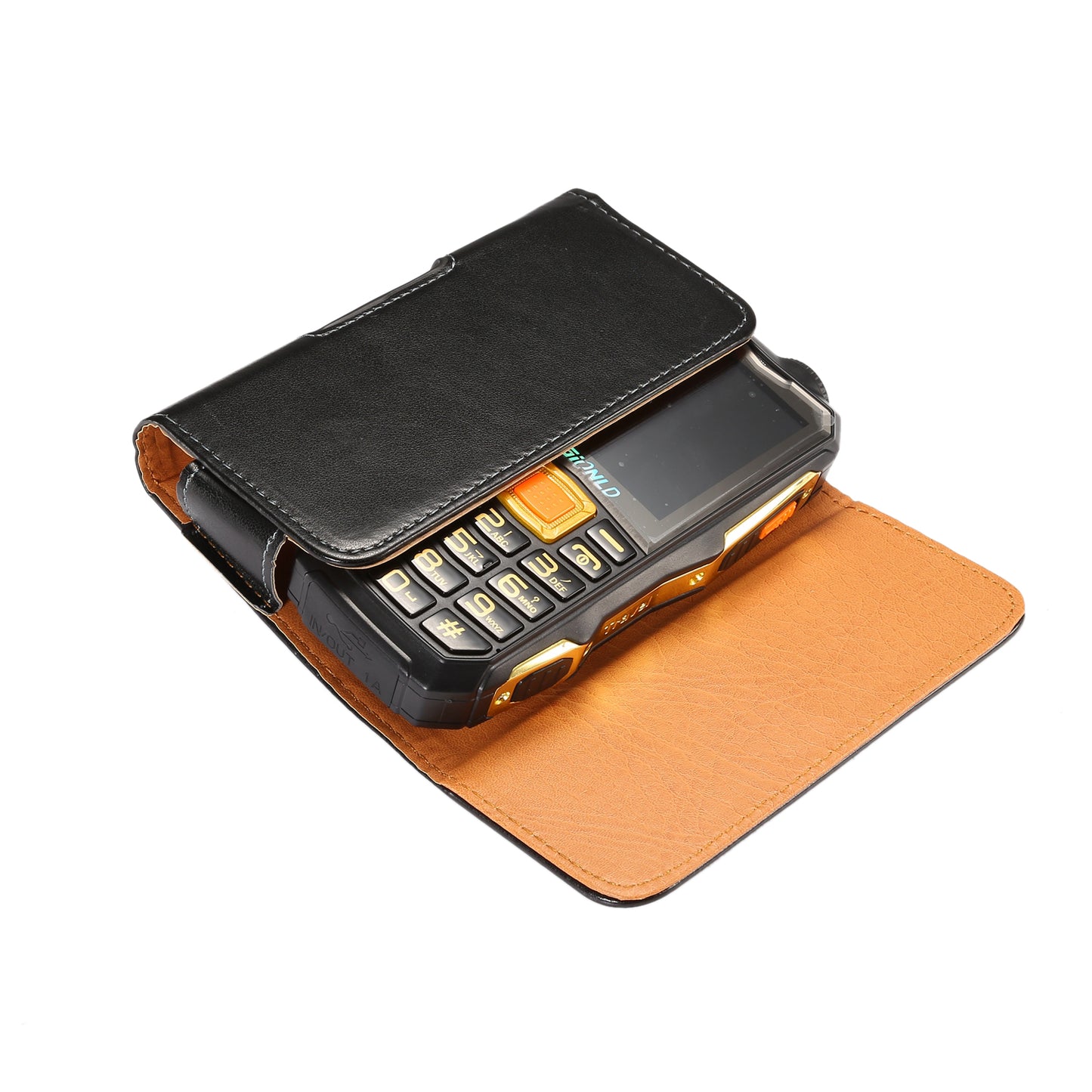 Belt Clip Horizontal Smooth Leather Holster Case for iPhone SE / Nokia 215 / Gionee W909, Size: 13 x 6.6 x 2.2CM