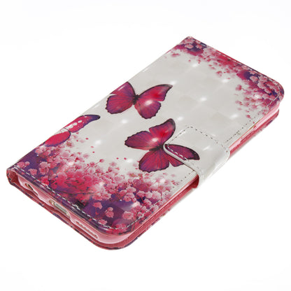 3D Vivid Pattern Wallet Leather Case Stand for iPhone 6s 6 4.7 inch