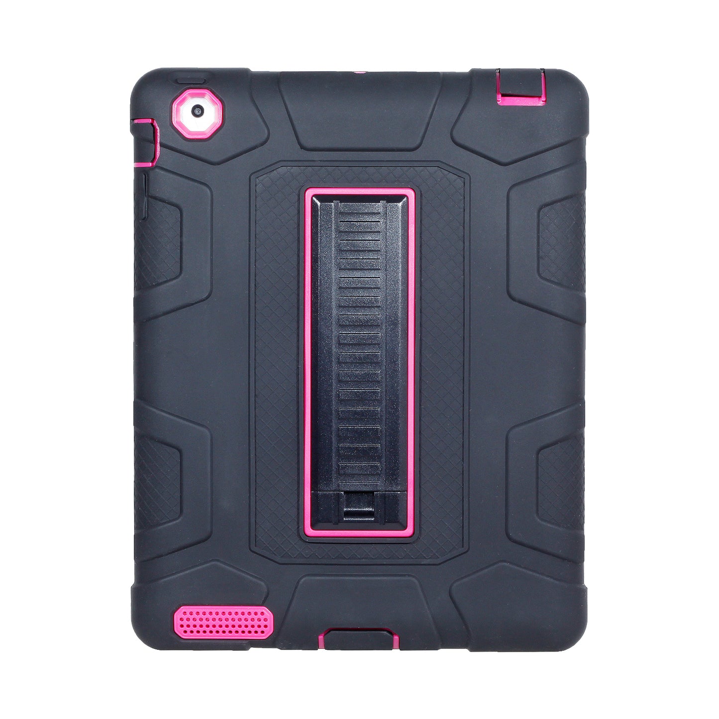 For iPad 4 Detachable 2-in-1 Shock Proof Anti-dust Protective TPU + PC Kickstand Case