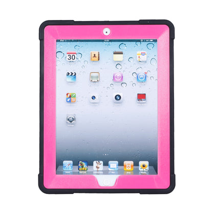 For iPad 4 Detachable 2-in-1 Shock Proof Anti-dust Protective TPU + PC Kickstand Case