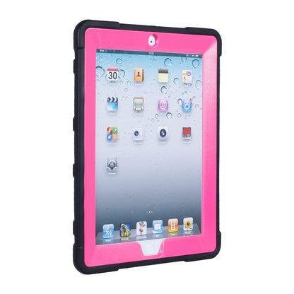 For iPad 4 Detachable 2-in-1 Shock Proof Anti-dust Protective TPU + PC Kickstand Case