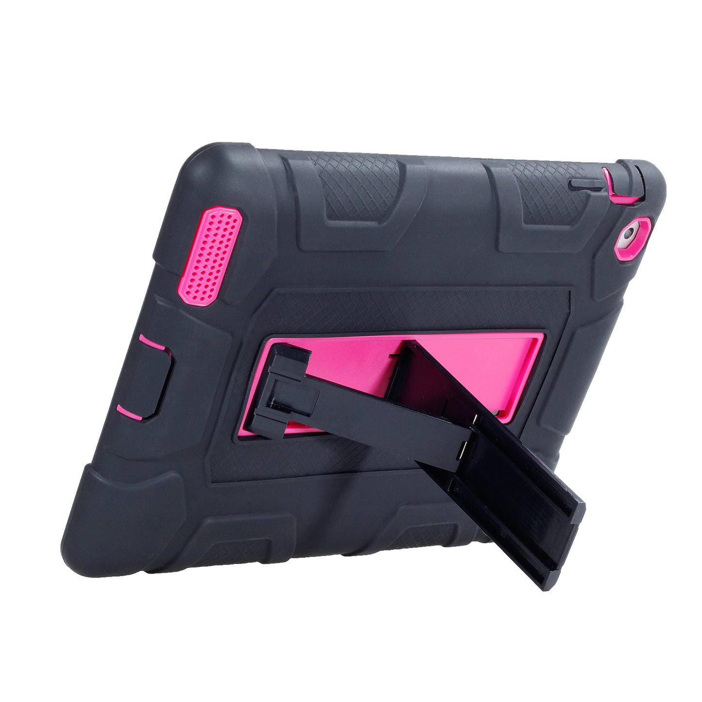 For iPad 4 Detachable 2-in-1 Shock Proof Anti-dust Protective TPU + PC Kickstand Case