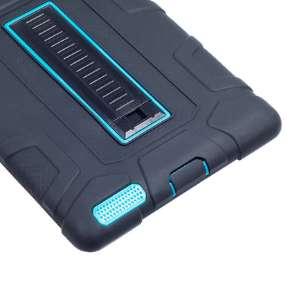 For iPad 4 Detachable 2-in-1 Shock Proof Anti-dust Protective TPU + PC Kickstand Case