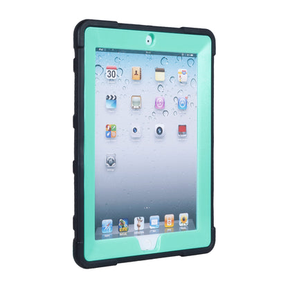 For iPad 4 Detachable 2-in-1 Shock Proof Anti-dust Protective TPU + PC Kickstand Case