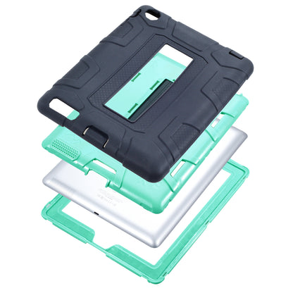 For iPad 4 Detachable 2-in-1 Shock Proof Anti-dust Protective TPU + PC Kickstand Case