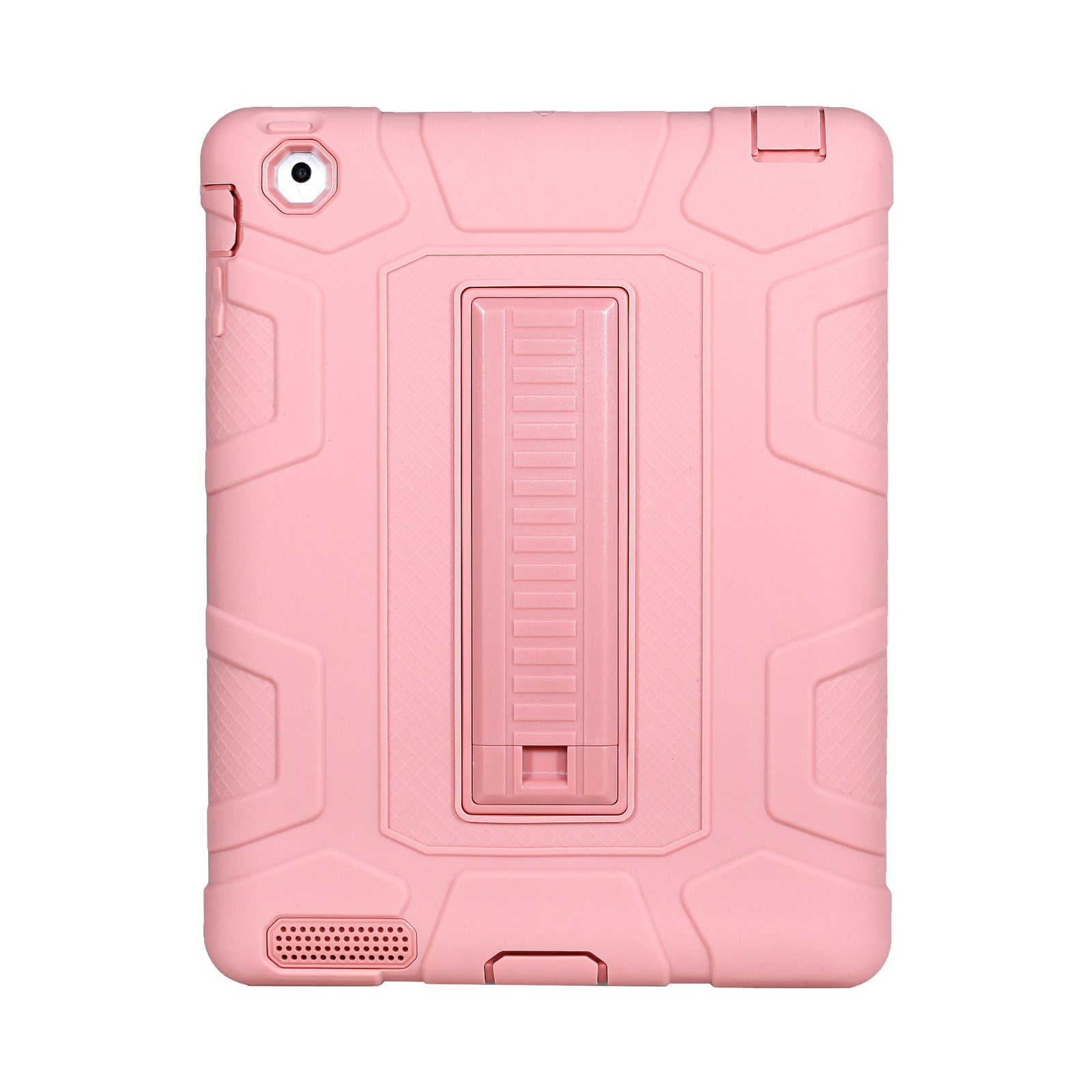 For iPad 4 Detachable 2-in-1 Shock Proof Anti-dust Protective TPU + PC Kickstand Case