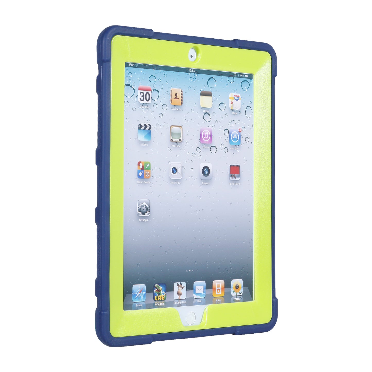 For iPad 4 Detachable 2-in-1 Shock Proof Anti-dust Protective TPU + PC Kickstand Case