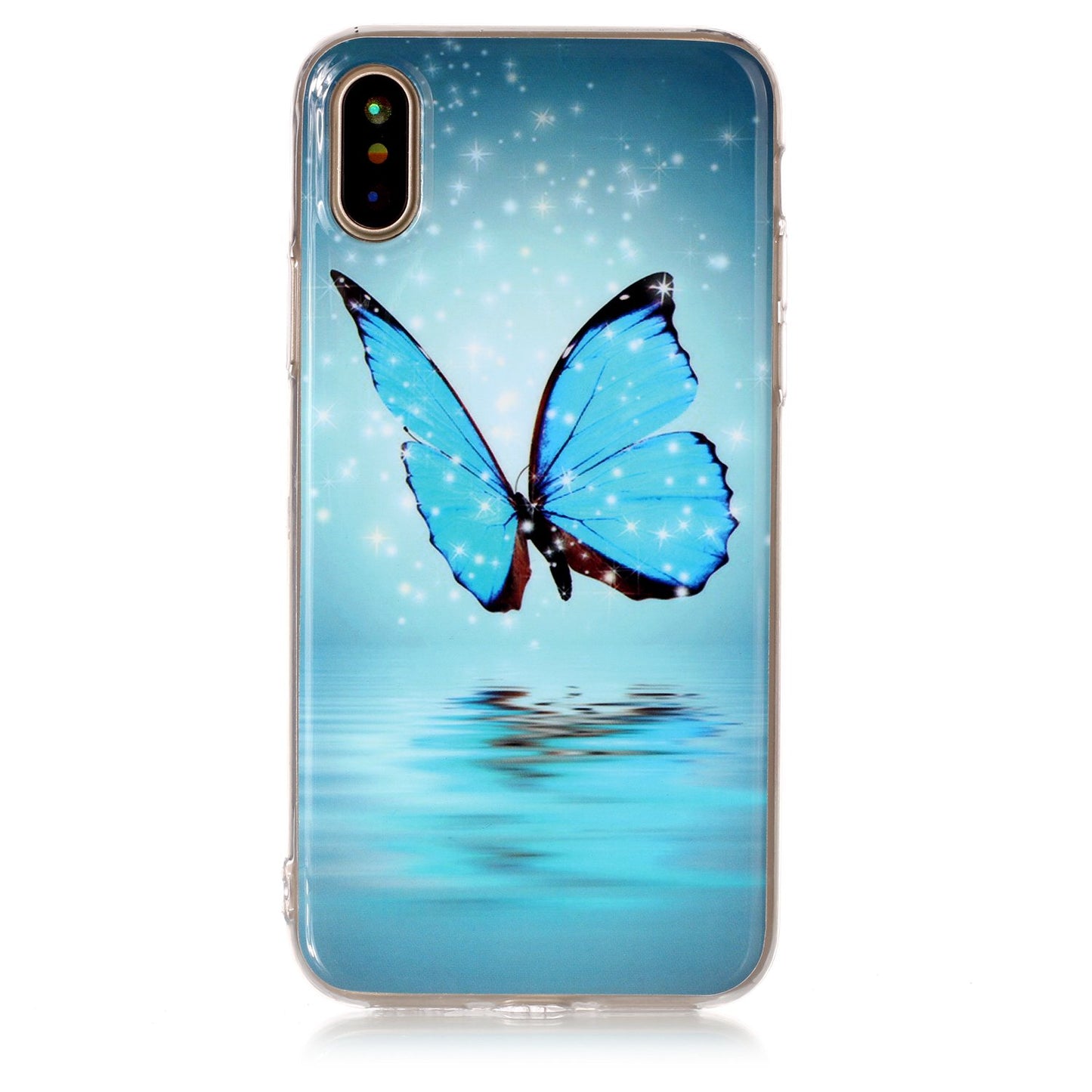 Luminous IMD Patterned TPU Cover for iPhone XS / X/Ten 5.8 inch