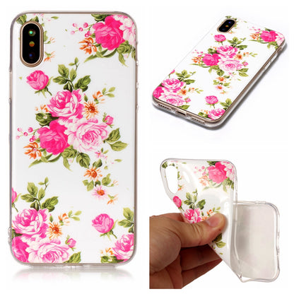 Luminous IMD Patterned TPU Cover for iPhone XS / X/Ten 5.8 inch