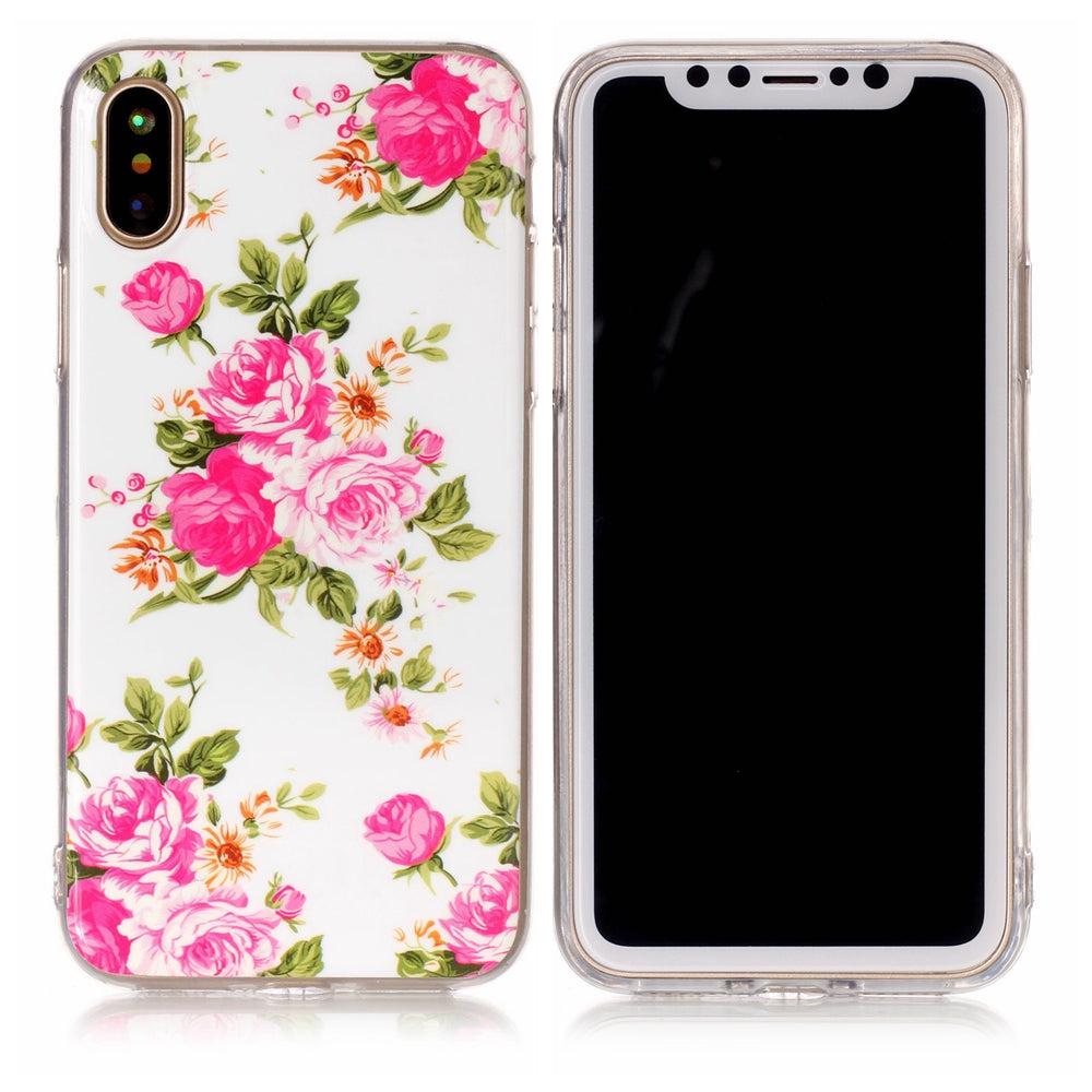 Luminous IMD Patterned TPU Cover for iPhone XS / X/Ten 5.8 inch