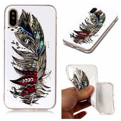 Luminous IMD Patterned TPU Cover for iPhone XS / X/Ten 5.8 inch