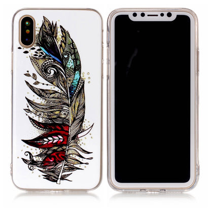 Luminous IMD Patterned TPU Cover for iPhone XS / X/Ten 5.8 inch