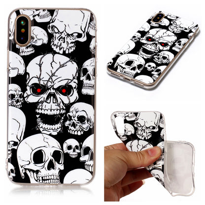 Luminous IMD Patterned TPU Cover for iPhone XS / X/Ten 5.8 inch