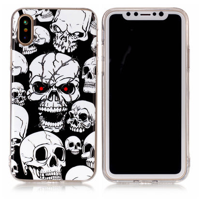 Luminous IMD Patterned TPU Cover for iPhone XS / X/Ten 5.8 inch