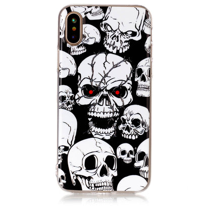 Luminous IMD Patterned TPU Cover for iPhone XS / X/Ten 5.8 inch