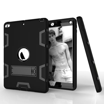 Kickstand PC Silicone Hybrid Armor Defender Case for iPad Air