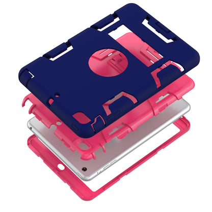 Kickstand PC Silicone Hybrid Armor Defender Case for iPad mini 3 2 1