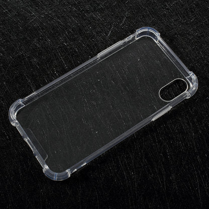 Drop-Proof Clear Acrylic Back + TPU Edge Hybrid Case for iPhone X/XS 5.8inch