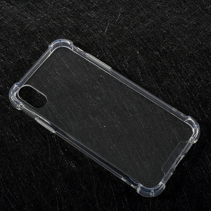 Drop-Proof Clear Acrylic Back + TPU Edge Hybrid Case for iPhone X/XS 5.8inch