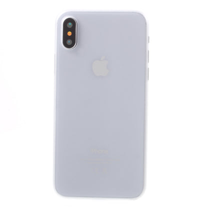 Ultra Thin PC Hard Shell Case for iPhone X/XS 5.8 inch- White