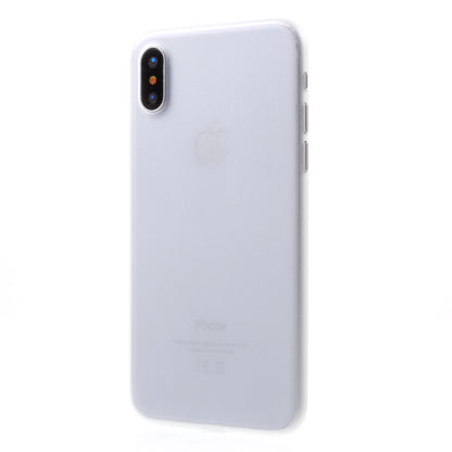 Ultra Thin PC Hard Shell Case for iPhone X/XS 5.8 inch- White