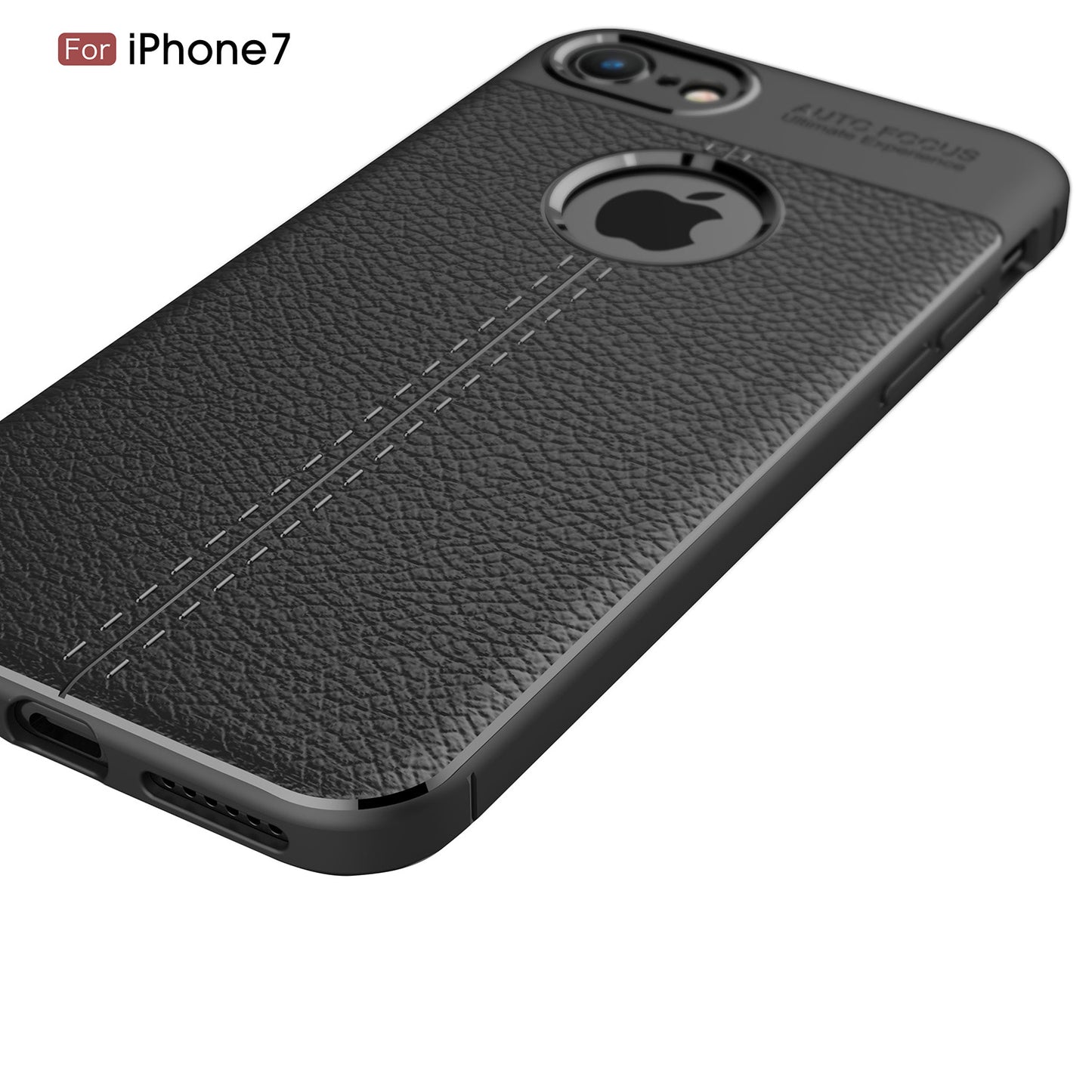 Litchi Grain Soft TPU Mobile Phone Cover for iPhone 8/7 4.7 inch