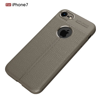 Litchi Grain Soft TPU Mobile Phone Cover for iPhone 8/7 4.7 inch