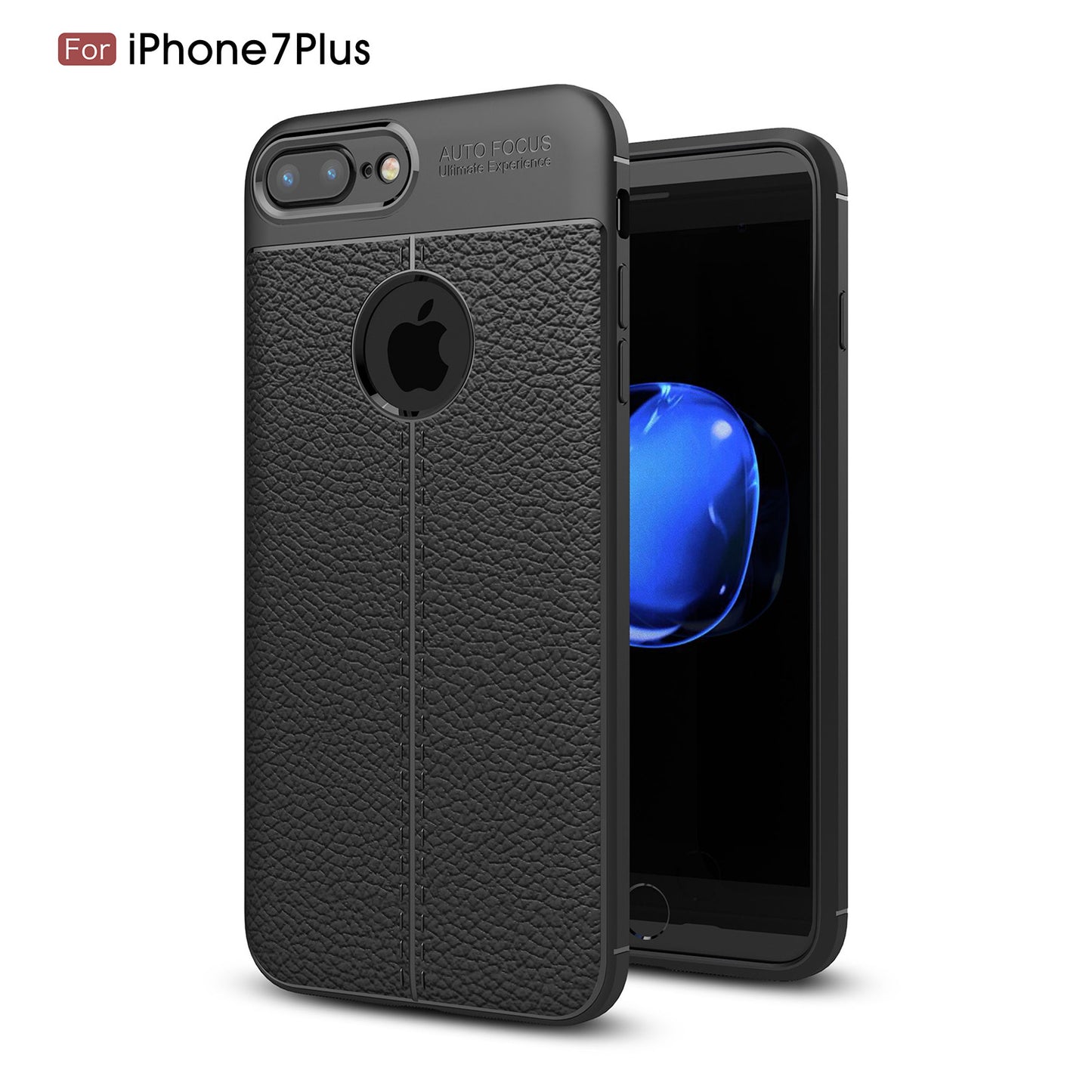 Litchi Grain TPU Casing Cover for iPhone 8 Plus / 7 Plus