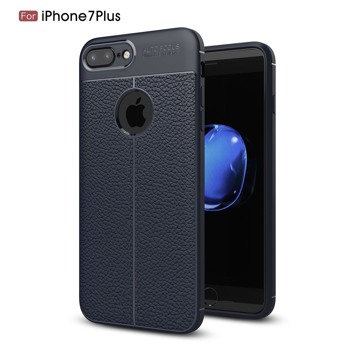 Litchi Grain TPU Casing Cover for iPhone 8 Plus / 7 Plus