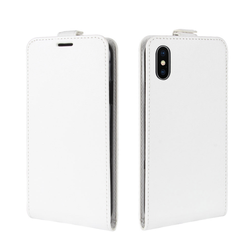 Crazy Horse Vertical Flip Leather Case with Card Slot for iPhone XS / X 5.8 inch