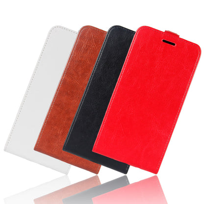 Crazy Horse Vertical Flip Leather Case with Card Slot for iPhone XS / X 5.8 inch