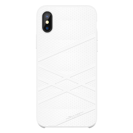 NILLKIN Flex Series Liquid Silicone PC Hybrid Cover for iPhone X (Ten)